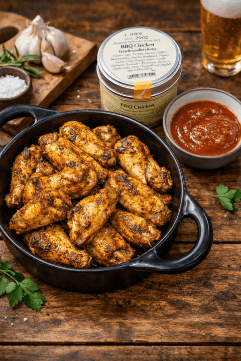 Game Day BBQ Chickenwings mit AGA Curryketchup - www.altesgewuerzamt.live