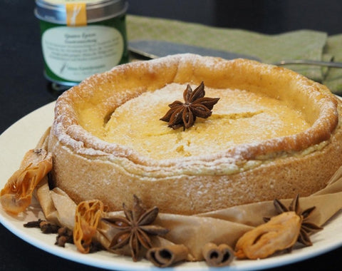 Käsekuchen mit Quatre Épices - www.altesgewuerzamt.live