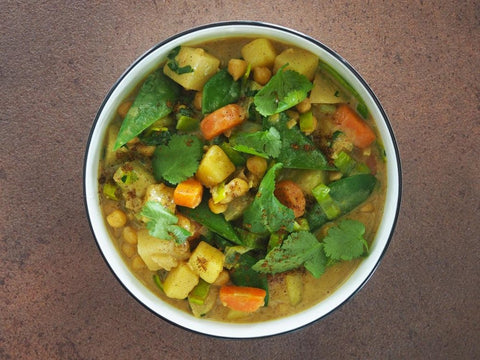 Veganes Gemüsecurry mit Kaffee-Curry - www.altesgewuerzamt.live