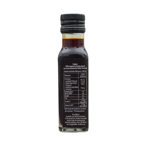 Gewürzpaprika Kernöl mild in der Flasche – mediterrane Veredelung für Salate und Antipasti