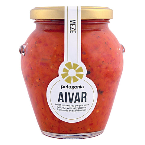 Aivar – mildes Balkan-Mus aus gerösteter Paprika und Aubergine im Glas