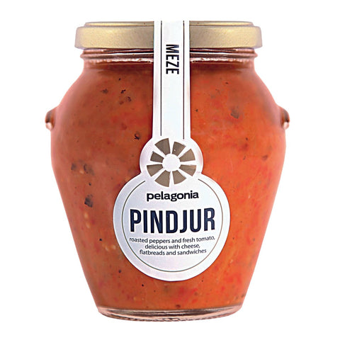 Pindjur von Pelagonia — Balkan-Mus aus Paprika, Tomate und Aubergine