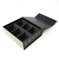 Geschenkbox groß 6er-Inlay geöffnet – passgenaues Inlay für Standard-Gewürzdosen