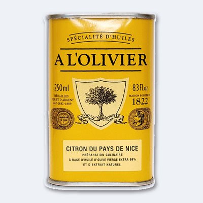 A L'OLIVIER Olivenöl mit Zitrone – französisches Würzöl aus Nizza