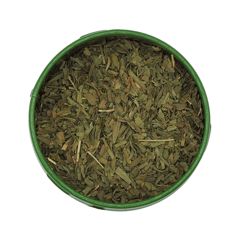 Cut tarragon close-up – dried leaves for sauce béarnaise