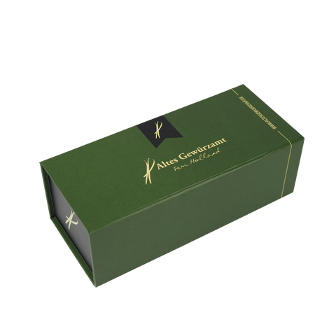 Geschenkbox klein mit 4er-Inlay – Magnetbox für vier halbe Gewürzdosen