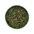 Rubbed lovage close-up – an intensely savoury soup herb with a celery note