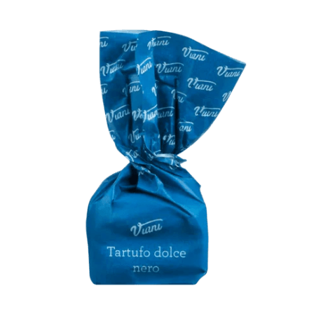 Tartufi Dolci Neri — dunkle Schoko-Trüffel mit Piemont-Haselnüssen IGP