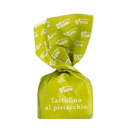 Tartufini Pistacchio — weiße Schoko-Trüffel mit Bronte-Pistazien