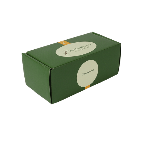Tomato Box closed – an elegant gift box 180 x 90 x 75 mm from Klingenberg