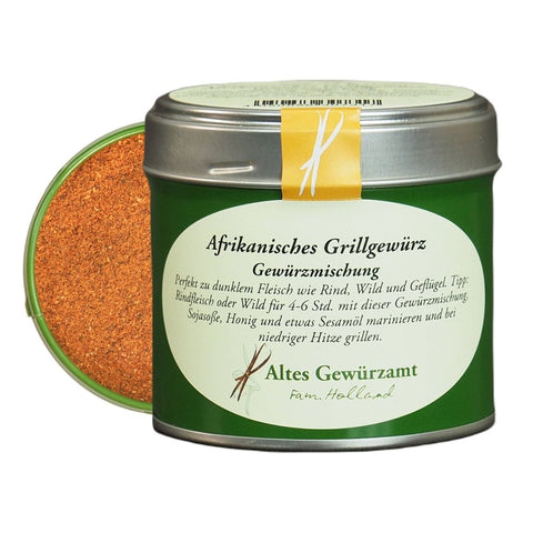 Afrikanisches Grillgewürz in der Dose