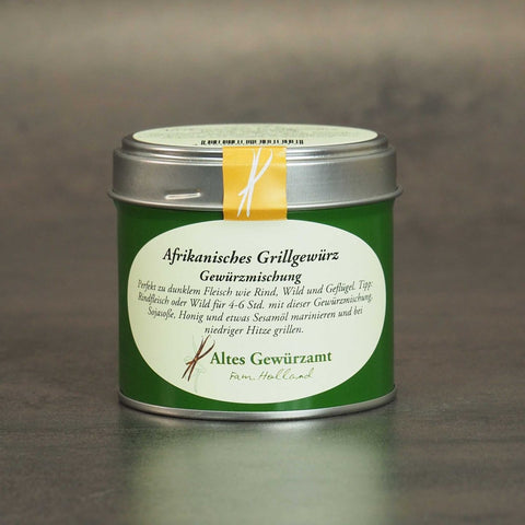 Afrikanisches Grillgewürz für Rind, Wild und Geflügel vom Grill