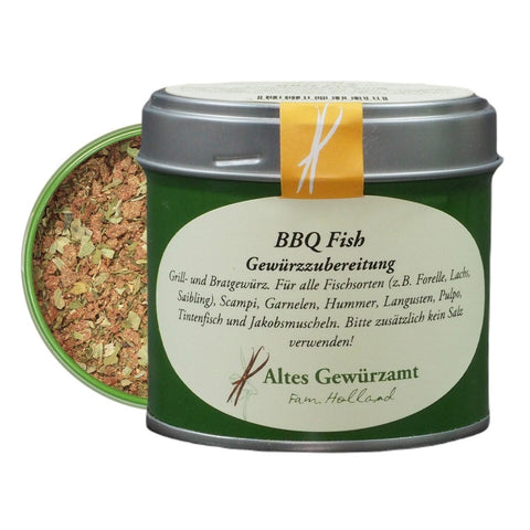 BBQ Fish Streudose – Grillgewürz mit Safran und Timut-Pfeffer