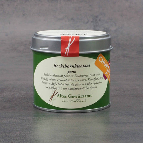 Ganze Bockshornkleesaat, Grundzutat für Masalas und Linsendals