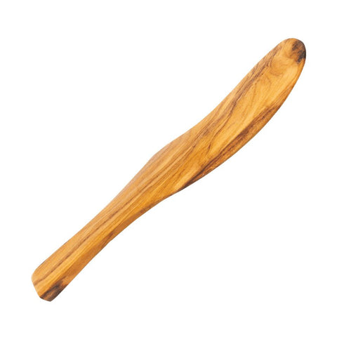 Olivenholz Buttermesser von G. Klawe mit individueller Maserung