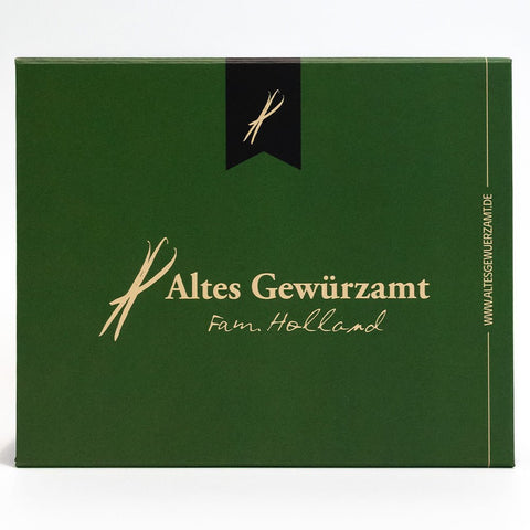 Geschenkbox groß 6er-Inlay Detail – Magnetverschluss und Manufakturqualität