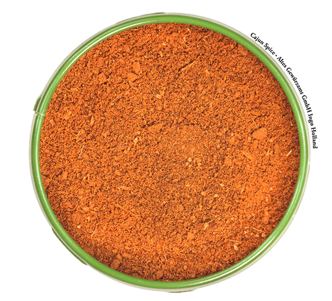 Cajun Spice Nahaufnahme – mit Chili, Paprika, Knoblauch und Kümmel