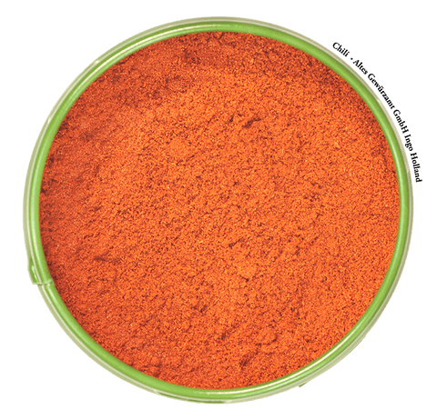 Ground chili close-up – clear heat with a fruity base note