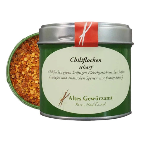 Chiliflocken in der Streudose – sehr scharf mit warmem Paprika-Duft