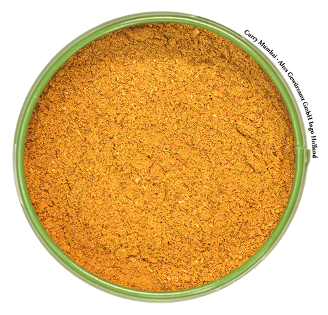 Curry Mumbai mild, fruity Indian curry blend with vanilla and cardamom
