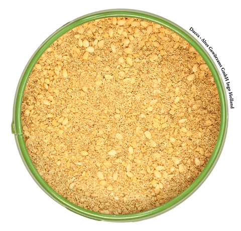 Ducca mit Sesam, Kichererbsen und Kreuzkümmel - Nahaufnahme