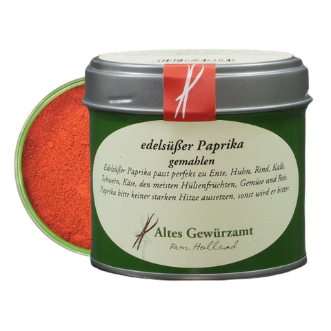 Edelsüßer Paprika gemahlen in der Streudose