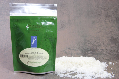 Fleur de sel Detail – knusprige Kristalle für Steak und Schokolade
