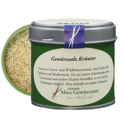 Gewürzsalz Kräuter vom Alten Gewürzamt – Meersalz mit Garten- und Wildkräutern