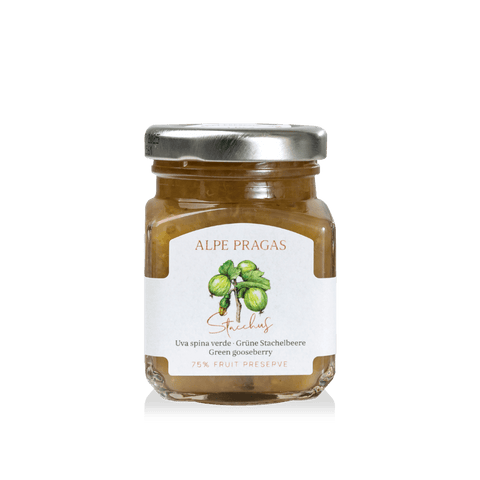 Green gooseberry fruit spread 110 g from Alpe Pragas