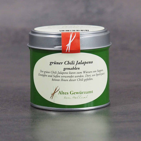 Grüner Chili Jalapeno Detail – pikante Schärfe für mexikanische Küche