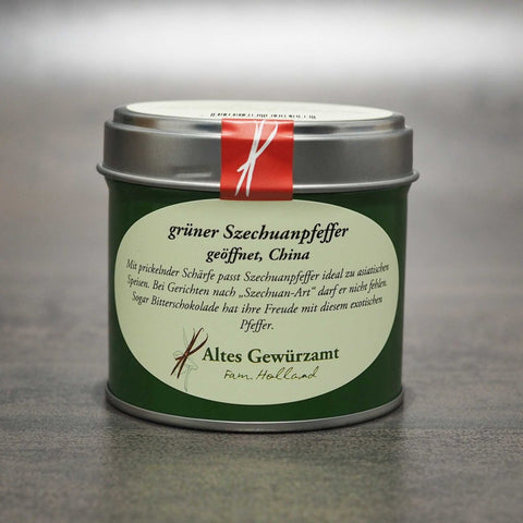 Green Sichuan pepper for wok dishes, fish and sorbets