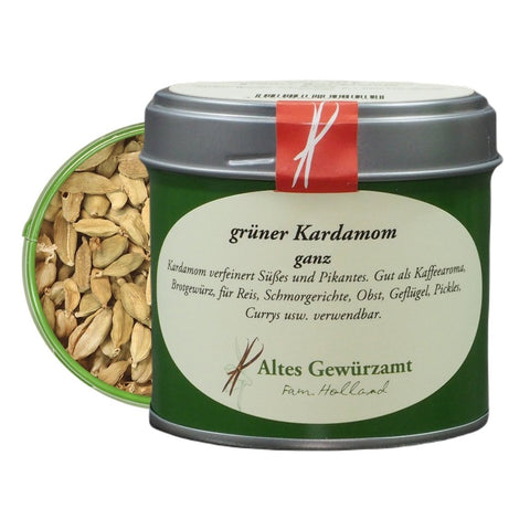 Grüner Kardamom ganze Kapseln – Basisgewürz für Chai, Curry und Kaffee