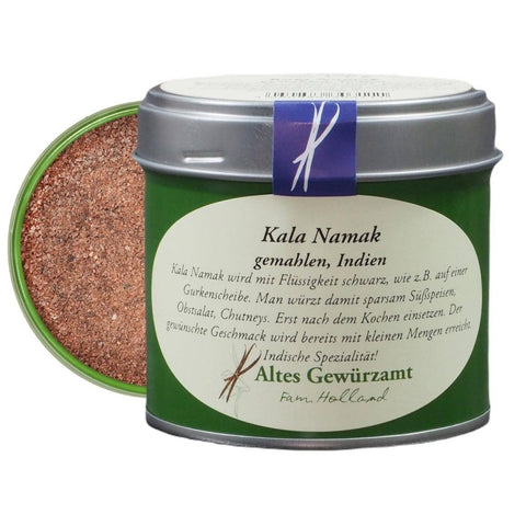Kala Namak Streudose – indisches Schwarzsalz mit eihaftem Aroma