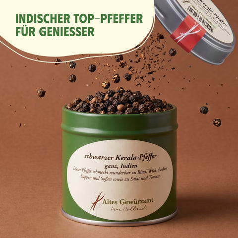 schwarzer Kerala-Pfeffer