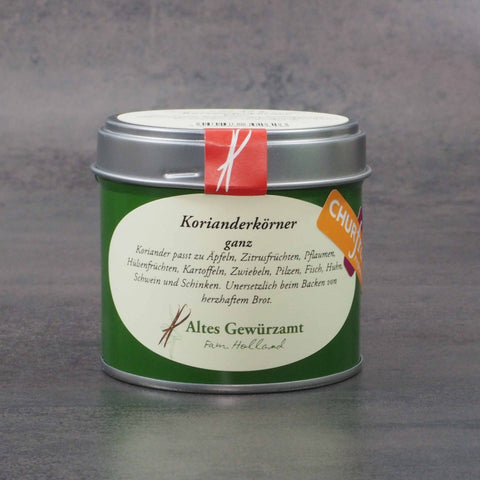 Korianderkörner Anwendung – vor dem Mahlen kurz anrösten für volle Aromatik