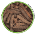 Long pepper close-up – spike pepper for sauces and braises