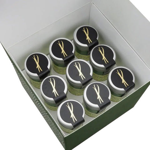 Curry-Set Geschenkbox mit neun Curry-Sorten aus Klingenberg