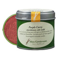 Purple Curry mit Hibiskusblüte — lilafarbene Currymischung