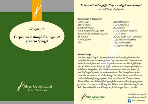 Mélange du Jardin in use – for salad dressings, quark dips and scrambled egg