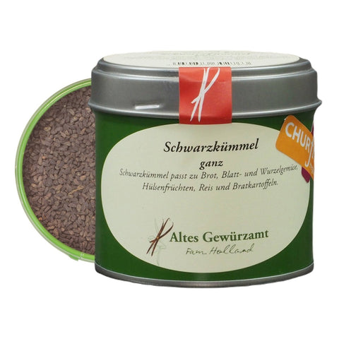 Schwarzkümmel Churfranken Dose – regional angebaute Nigella für Fladenbrot und Naan