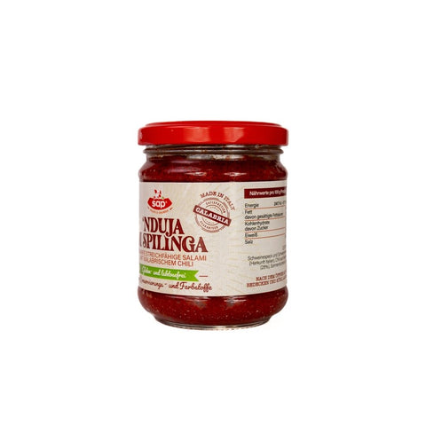 Nduja di Spilinga close-up – fiery and spreadable with Calabrian peperoncino